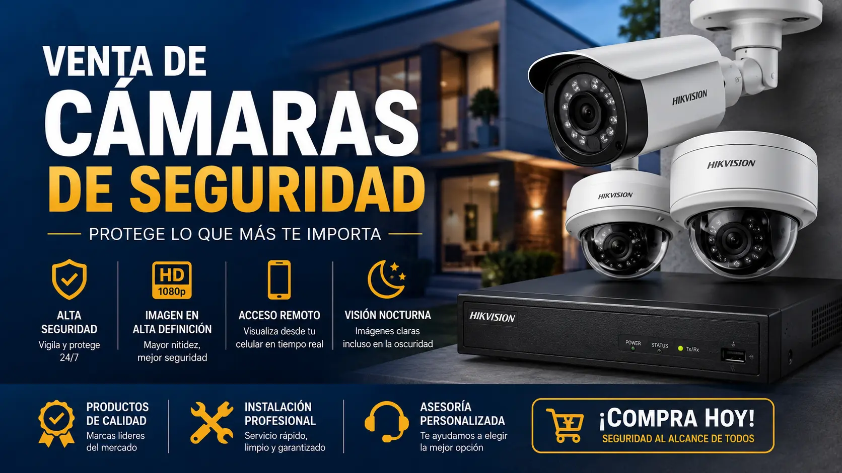 Venta de Cámaras de Seguridad