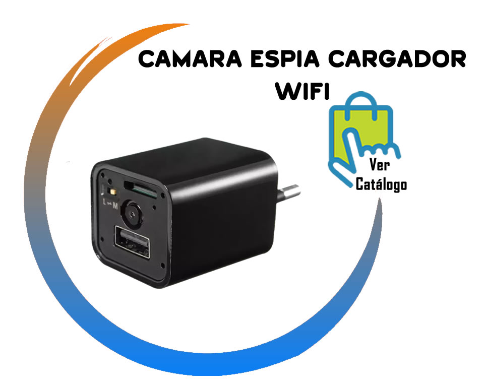 Mini cargador cámara espía Wifi - Tienda CÁMARASESPÍAS.ES